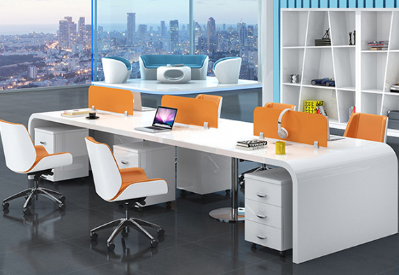 modern white small executive with drawers office desk