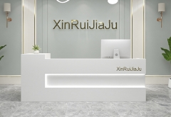 Luxury small stone hotel salons receotion front desks