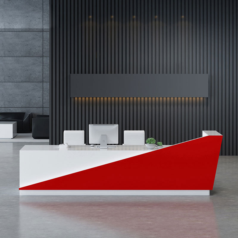 red reception counter