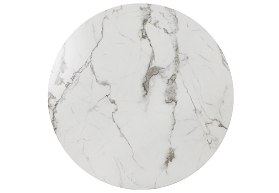 Small white custom modern  room marble dinning table
