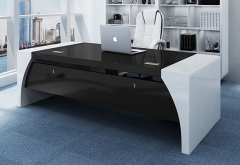 Sale simple black L shaped modern furniture office desks