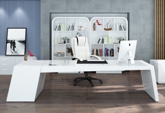 Cheap white business executive with storage office desks