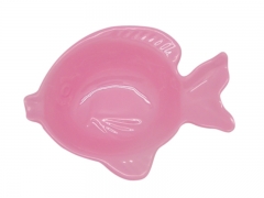 fish solid color melamine plate