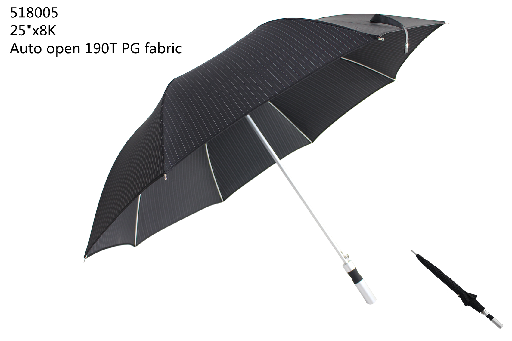 Aluminum shaft straight umbrella,Straight umbrella
