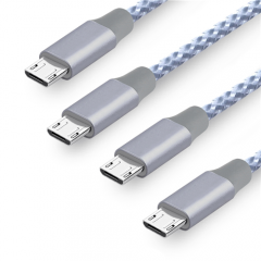 Factory data quick charging micro usb cable for micro nylon braid usb data cable