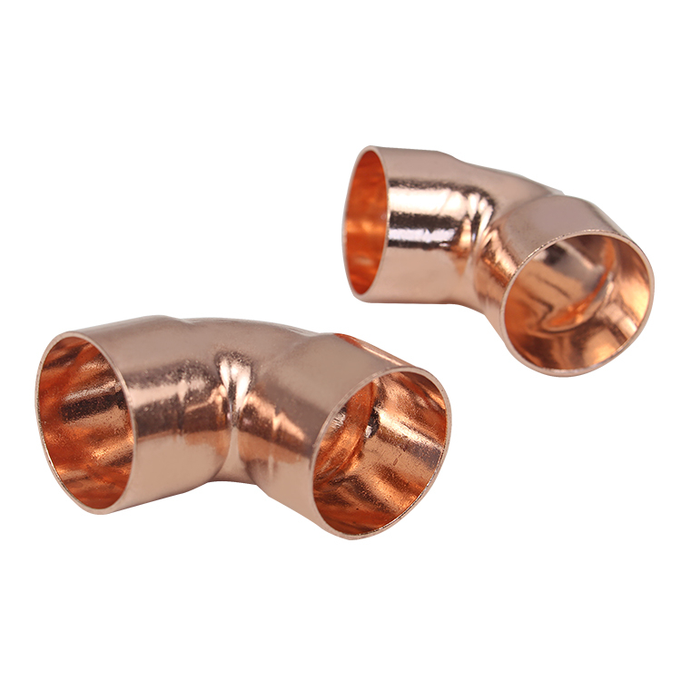 HeSun 5-Pack Copper Press Elbow(45 Degree), 1\" X 1\" Copper Pressure Fittings, P X P For Copper Tube Connection