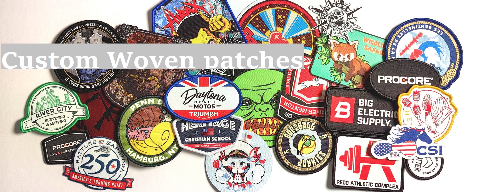 Custom Patches by Sunnyseasonpatches - Embroidered, Woven, and Velcro ...