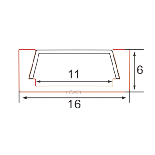 C007-2B3B 16x6mm