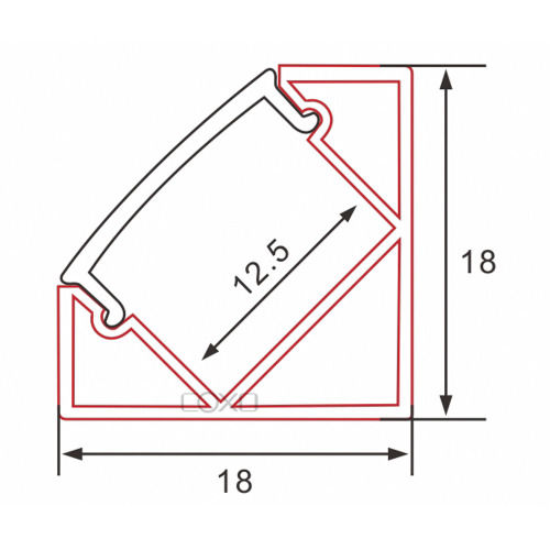 CX-A007N-B 18*18mm