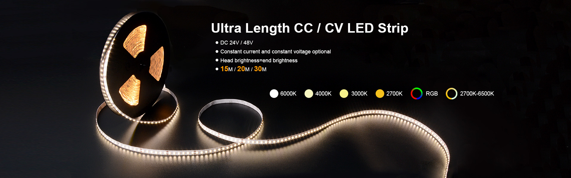 Ultra Length CC/CV 2835 LED Strip