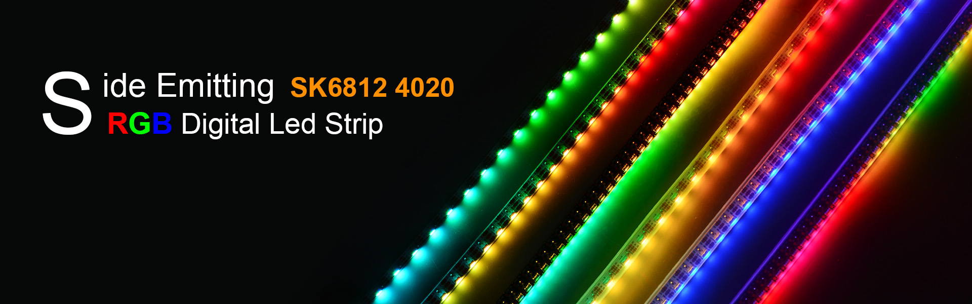 COXO New Side Emitting SK6812 4020 RGB Digital Led Strip