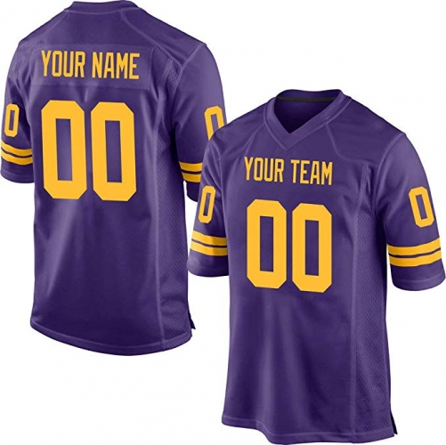 Custom Mesh Personalized American Football Jerseys Embroidered Team Name and Your Numbers