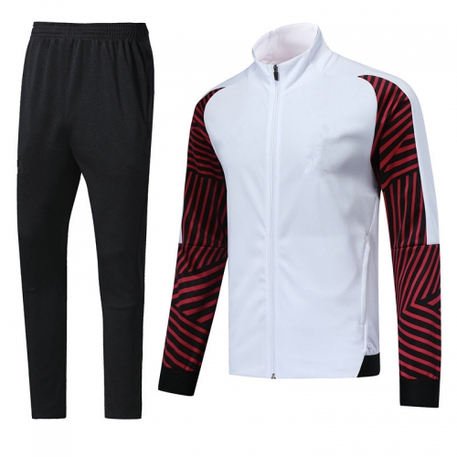Custom  Personalized Soccer Tracksuits ( Jacket+Pants)  Printed Sponsor