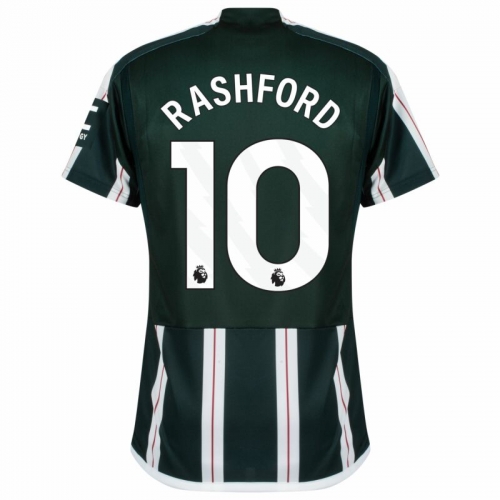 Mens Rashford #10 Away Soccer Jerseys 2023/24