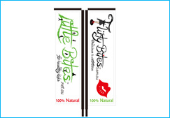 Custom blade flag banners