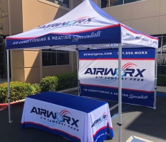 3X3M Custom Canopy with Table Cloth