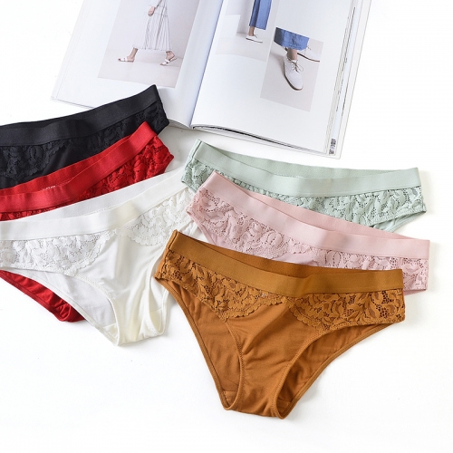 Multicolor sweet lace panties