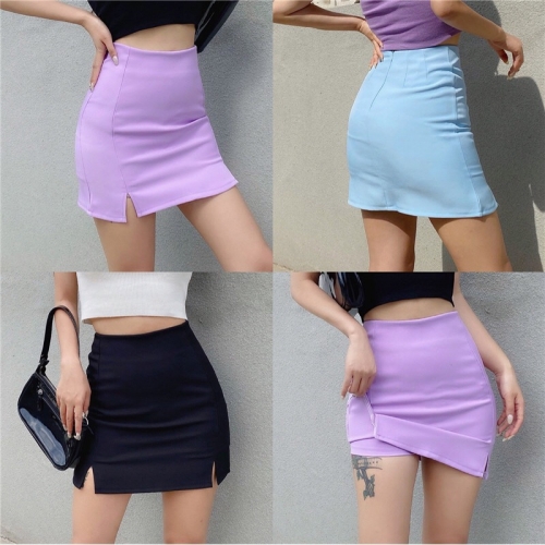 Split hip skirt