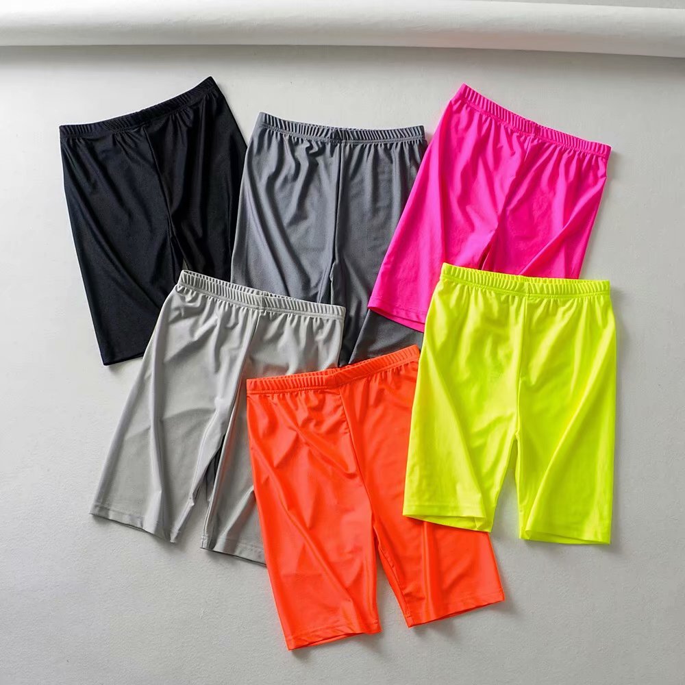 Thin pearly sports fitness shorts