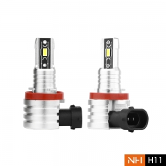 NH H8 H9 H11 H16 All in one 1:1 size plug & play LED headlight bulb