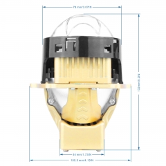 3 Inch LASER BI-LED projector lens 45W 55W