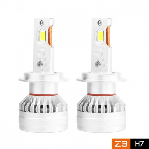 Z3 H7 55W 5000LM high power LED headlight bulbs