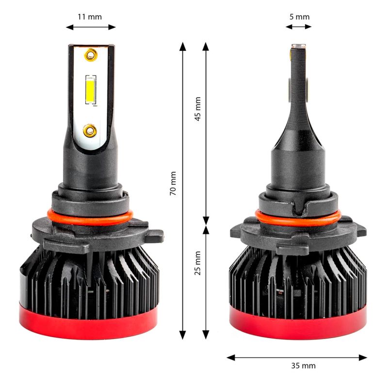 K2 HB4 9006 one body 25W Error free LED headlight bulb
