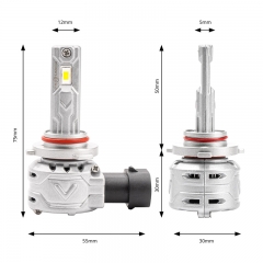 X2 HB3 9005 大功率 30W 直插款LED 汽车大灯