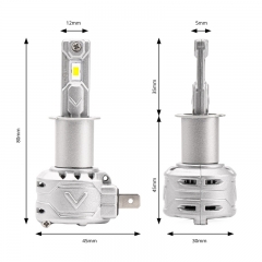 X2 H3 大功率 30W 直插款LED 汽车大灯