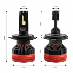 诺思赛Z4 H4 大功率 45W 强解码LED 汽车大灯