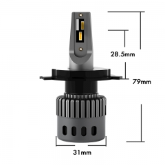 K3 H4 一体无控制盒款30W 带解码LED 汽车大灯