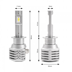 X1 H1 15W fanless plug & play LED headlight bulb