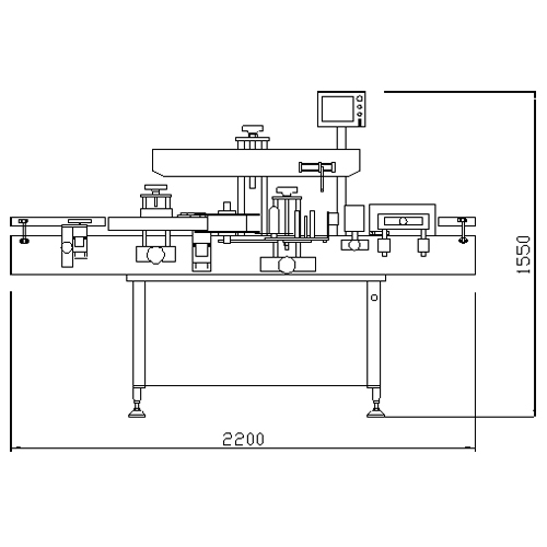 LPFX361 Automatic Bottle Labeling Machine