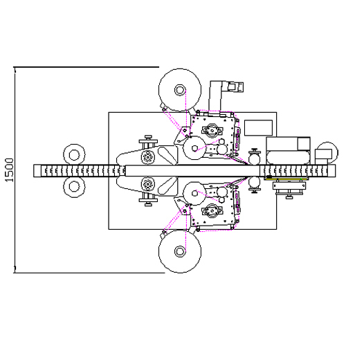 LPFX361 Automatic Bottle Labeling Machine