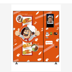 Hot Food/pizza/hamburger/sandwich Vending Machine Automatic With Touch Screen