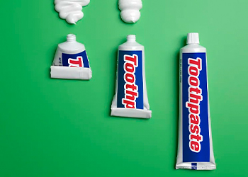 Tube toothpaste packaging