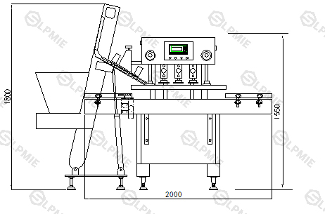 Structure diagram of high speed capping machine