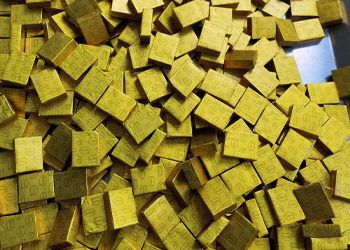 Chocolate block packaging