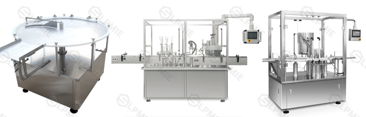 Vial filling capping line