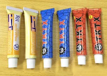 The seal of the jam tube with a cute pattern