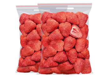 Freeze-dried strawberry, processed by a pilot-scale vacuum freeze dryer