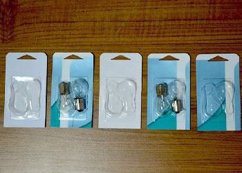 Blister packaging of parts