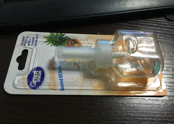 Blister packaging of oils
