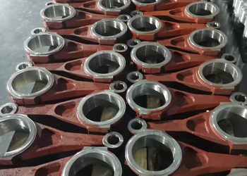 Connecting rod for oil pump truck