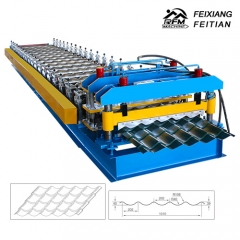 The Republic of Macedonia 1120 Glazed Tile Roll Forming Machine