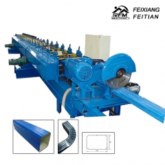 Downspout roll forming machine