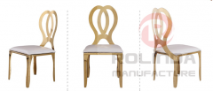 Elegant Rose Gold Stainless dinning chair