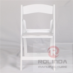 Hot Sale White Resin Folding Chair for Wedding Wholesale Price