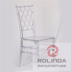 resin transparent acrylic diamond chiavari tiffany wedding chair