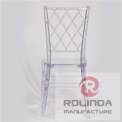 resin transparent acrylic diamond chiavari tiffany wedding chair